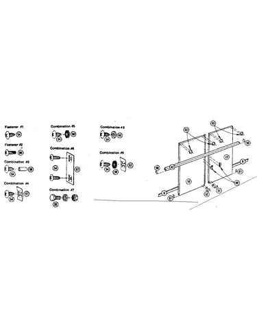 Fastener combinations