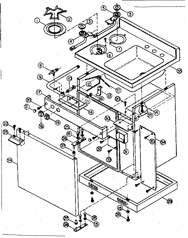 CABINET AND GAS UNIT