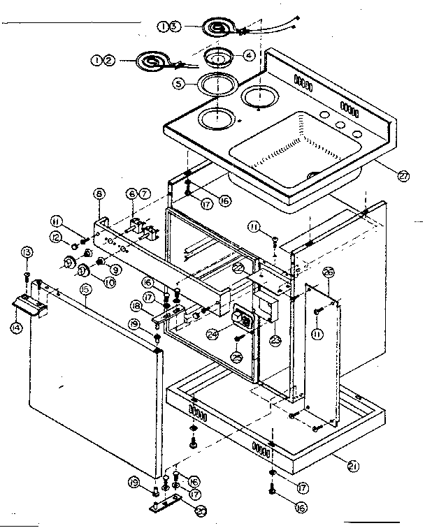 CABINET AND ELECTRICAL SYSTEM