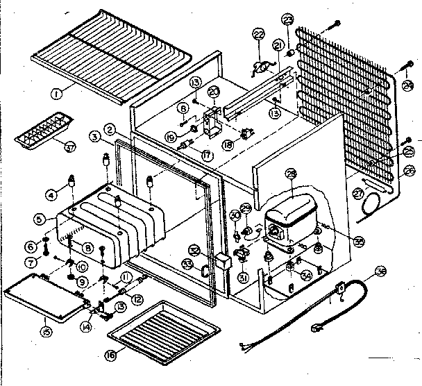 REFRIGERATION SYSTEM AND CABINET