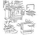 Kenmore 1037846700 lower body section diagram