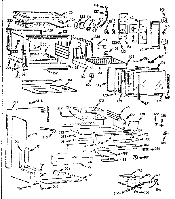 Upper body section