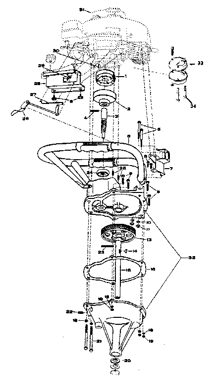 Gearcase assembly