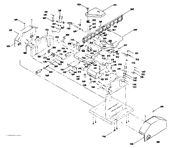 FENCE AND WARNING DECAL ASSEMBLY