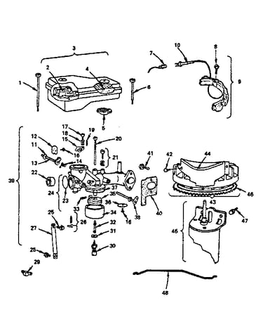 Air cleaner & carburetor