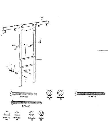 Climber leg assembly