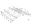 Sears 69660837-0 roof assembly diagram