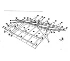 Sears 69660838 roof assembly diagram