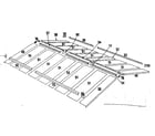 Sears 69660847 roof assembly diagram