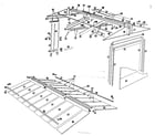 Sears 69660894 roof assembly diagram