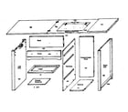 Kenmore 2729638180 cabinet parts diagram