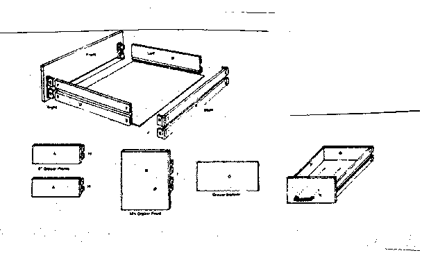 DRAWER ASSEMBLY PARTS