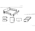Kenmore 2729638180 drawer assembly parts diagram