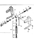 Spray gun and valve housing