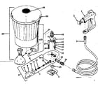 Craftsman 165155610 spray gun and hopper assembly diagram