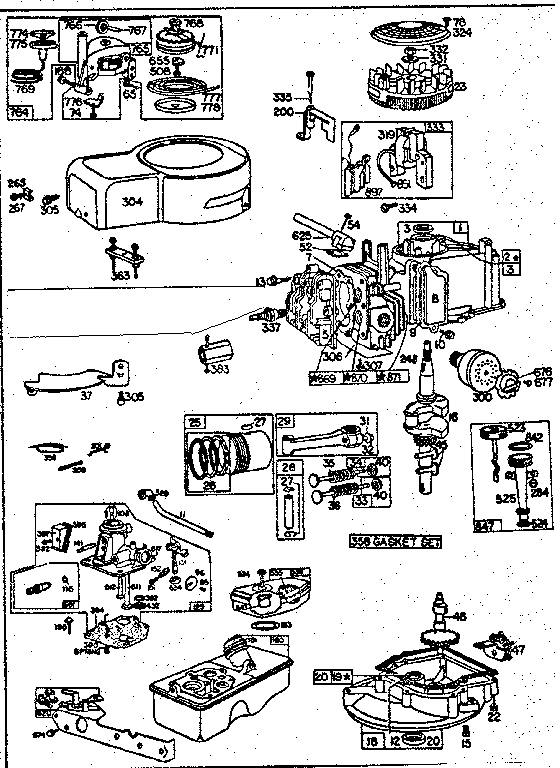 4-cycle engine