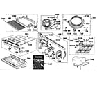 Kenmore 2582333680 optional accessories diagram