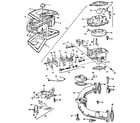 Briggs & Stratton 402707-0135-01 air cleaner and carburetor diagram