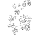Briggs & Stratton 402707-0135-01 alternator and starter motor group diagram