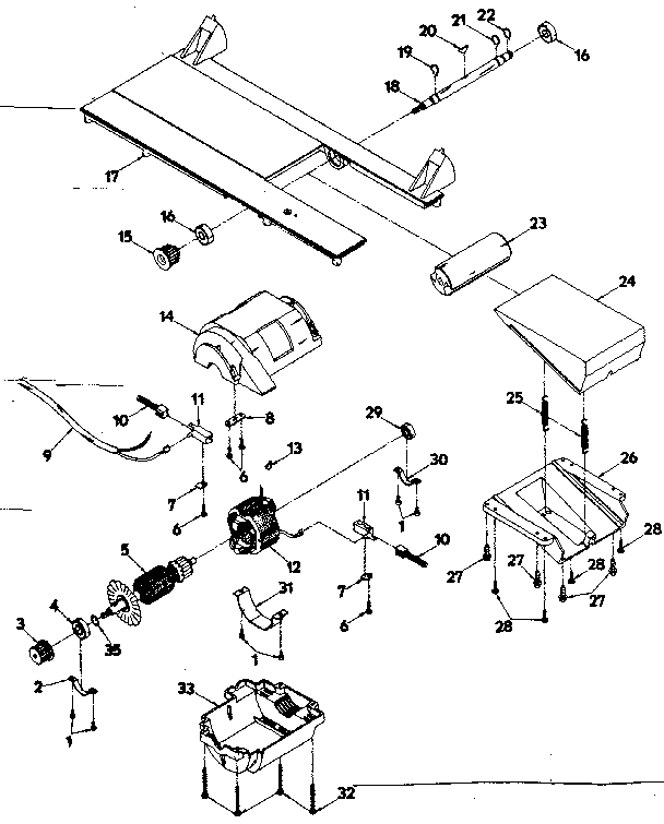 JOINTER PLANER TABLE ASSEMBLY