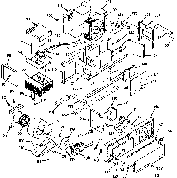 Magnetron section