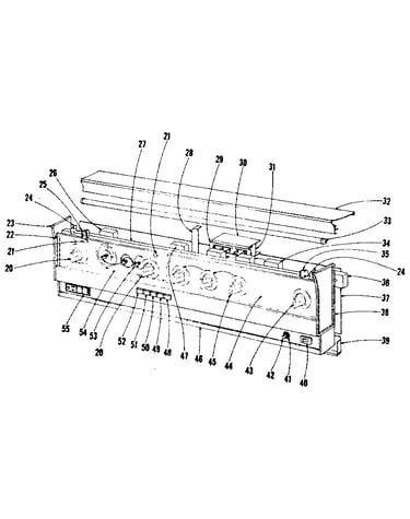 Backguard section