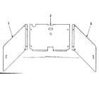Kenmore 1019686641 oven liner diagram