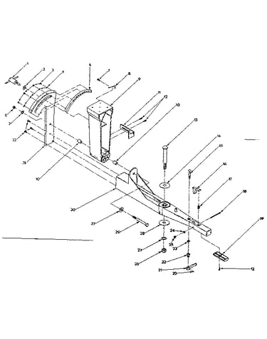 Miter arm assembly