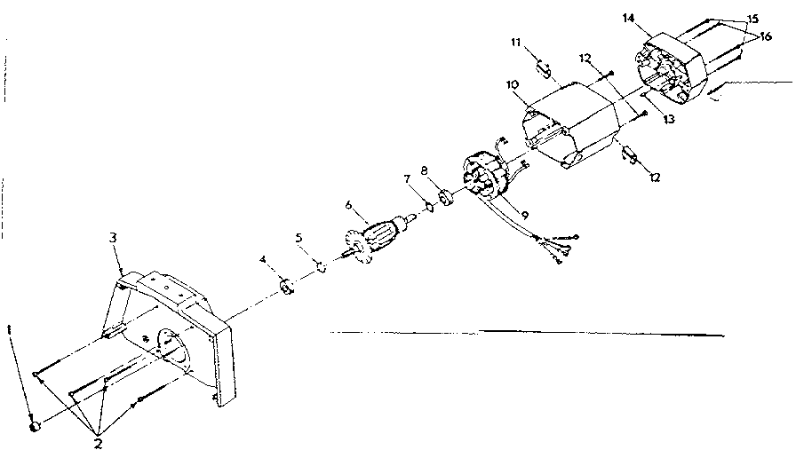 Field and armature assembly