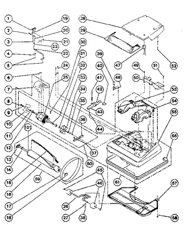 Nozzle and motor assembly
