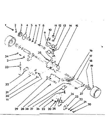 Wheel and axel assembly