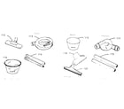 Kenmore 1758099380 optional cleaning accessories diagram