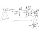 Sears 70172207-82 frame assembly no. 103 (open parts bag 2605200) diagram