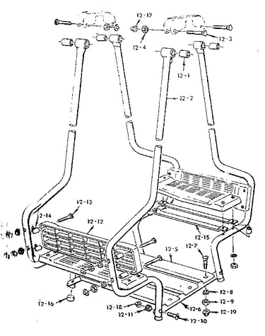 Lawnswing assembly no.102 (open parts bag no. 2605360)