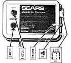 Sears 70172207-82 sears fence charger diagram