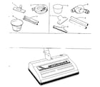 Kenmore 1758199280 optional cleaning accessories diagram
