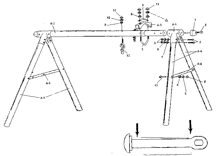 A-frame assembly