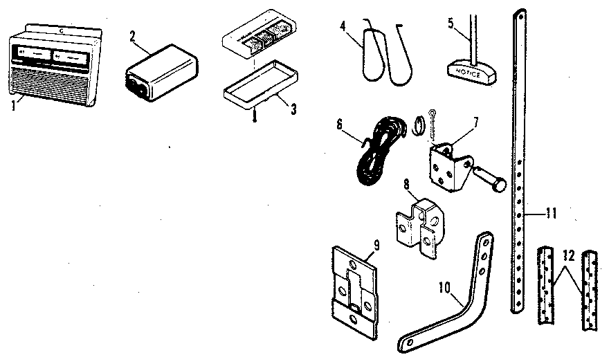 Installation parts
