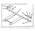 Craftsman 48625407 guide mounting bracket 32-25408 diagram