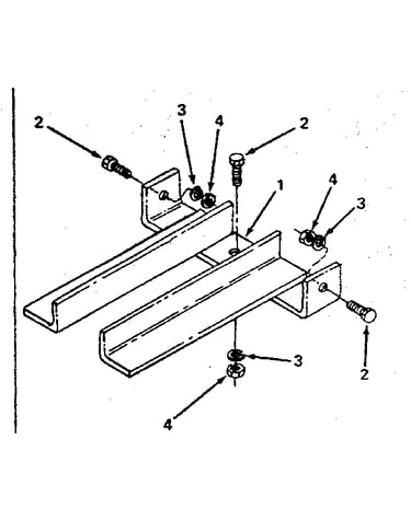 Guide mounting bracket 32-25409