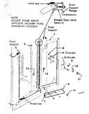 Shower door assembly
