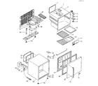 Kenmore 56473711 refrigerator cabinet parts diagram