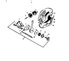Sears 505476930 huret 5-speed shift control assembly diagram