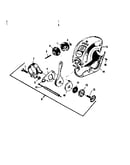 Huret 5-speed shift control assembly