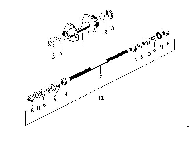 SHIMANO REAR HUB