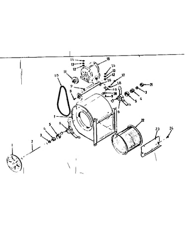 H-q blower assembly