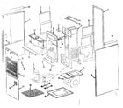 Kenmore 86764001 furnace assemblies - all models diagram
