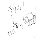 Kenmore 86764681 blower assembly diagram