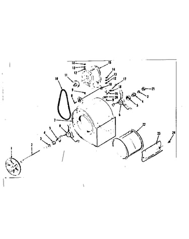 H-q blower assembly