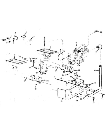 Burner & manifold assembly